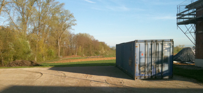 Transpert neuer Container