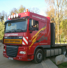 Transpert neuer Container