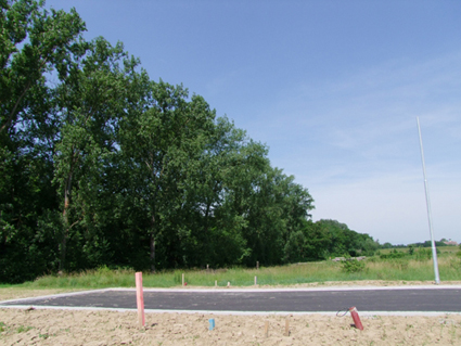 Strasse in Ballrechten im Juli