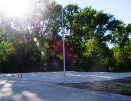 Strasse in Ballrechten im oktober